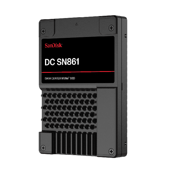 Sandisk Ultrastar SN861 SDS6BA176PSP9X3 7.68TB U.2 PCI Express 5.0 NVMe 3D TLC NAND (0TS2527)