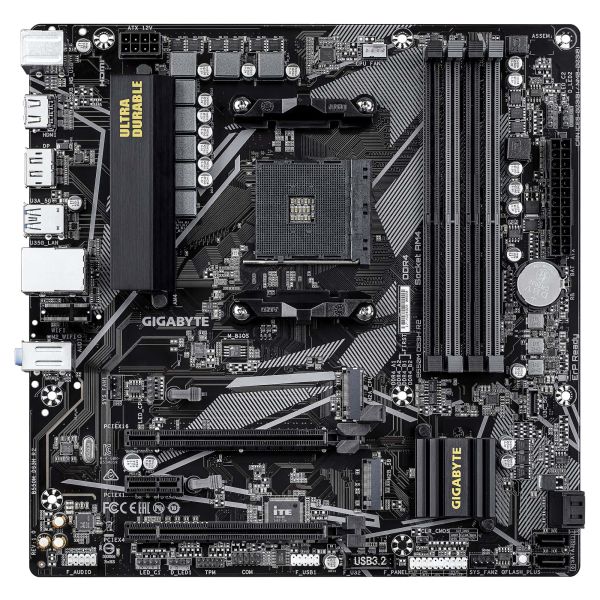 GIGABYTE B550M DS3H R2 moederbord AMD B550 Socket AM4 micro ATX (B550M DS3H R2)