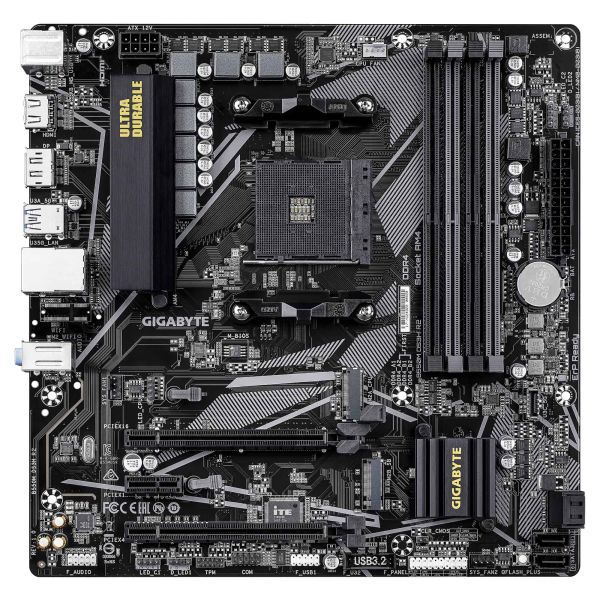 GIGABYTE B550M DS3H R2 moederbord AMD B550 Socket AM4 micro ATX (B550M DS3H R2)