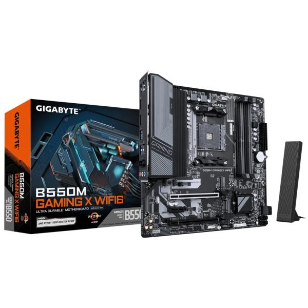 GIGABYTE B550M GAMING X WIFI6 moederbord AMD B550 Socket AM4 micro ATX (B550M GAMING X WIFI6)