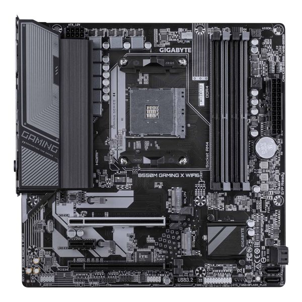 GIGABYTE B550M GAMING X WIFI6 moederbord AMD B550 Socket AM4 micro ATX (B550M GAMING X WIFI6)