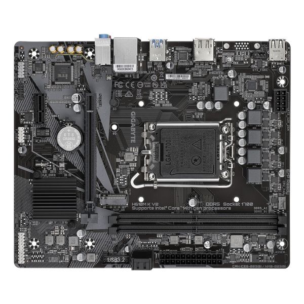 GIGABYTE H610M K V2 moederbord Intel H610 LGA 1700 micro ATX (H610M K V2)