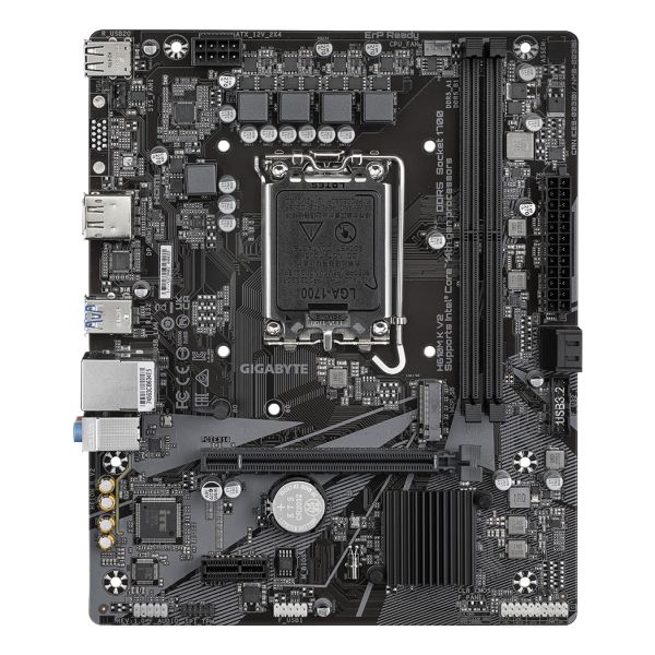 GIGABYTE H610M K V2 moederbord Intel H610 LGA 1700 micro ATX (H610M K V2)