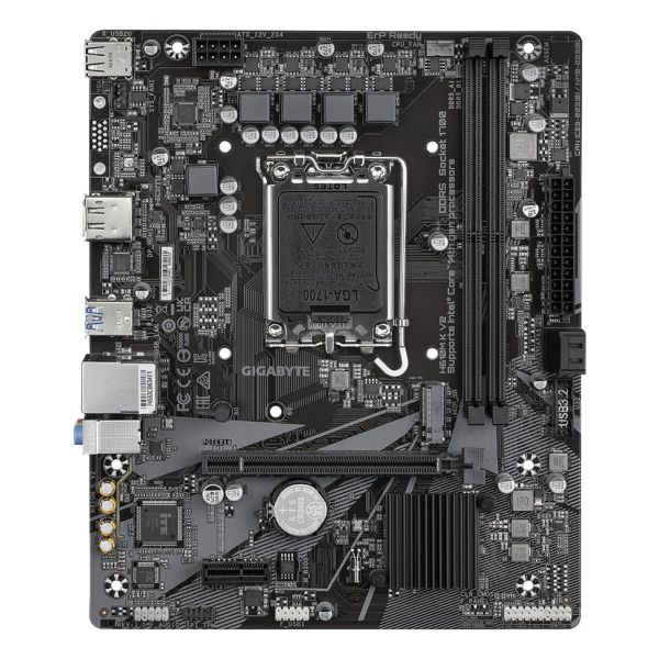 GIGABYTE H610M K V2 moederbord Intel H610 LGA 1700 micro ATX (H610M K V2)