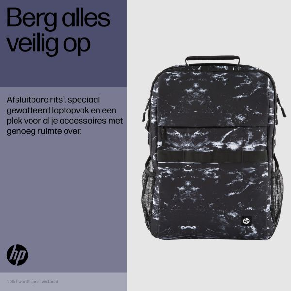 HP Campus XL Backpack, Marble Stone (588Q0B)