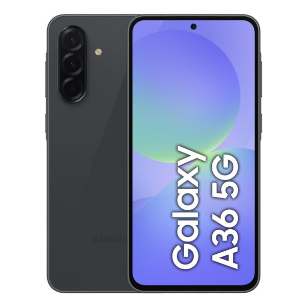 Samsung Galaxy A36 17 cm (6.7") Dual SIM Android 15 5G USB Type-C 6 GB 128 GB 5000 mAh Zwart (SM-A366BZKBEUE) Samsung Galaxy A36 17 cm (6.7") Dual SIM Android 15 5G USB Type-C 6 GB 128 GB 5000 mAh Zwart (SM-A366BZKBEUE)
