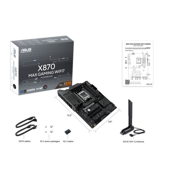 ASUS X870 MAX GAMING WIFI7 AMD X870 Socket AM5 ATX (90MB1LY0-M0EAY0)