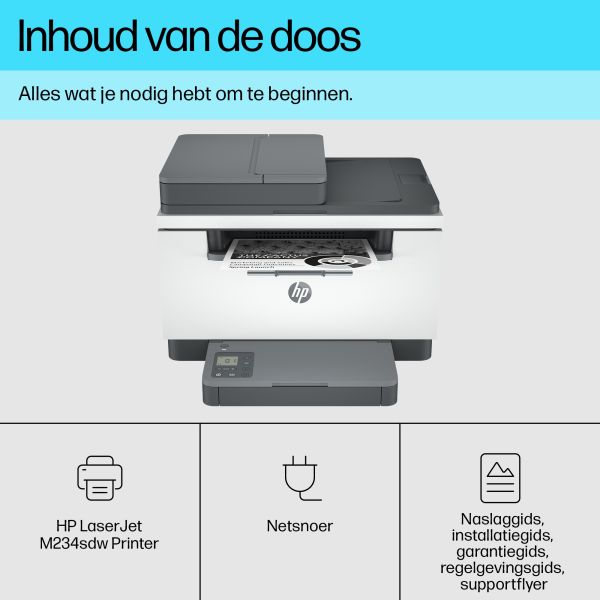 HP LaserJet MFP M234sdw printer (6GX01F)