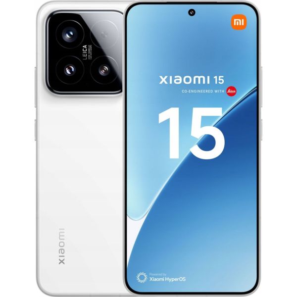 Xiaomi 15 512GB Weiß 16,15cm (6,36) AMOLED Display, Android 15, 50MP Triple-Kamera (MZB0IU5EU)