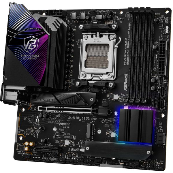 ASRock B850M Riptide WiFi AM5 mATX HDMI/DP DDR5 (90-MXBS30-A0UAYZ)