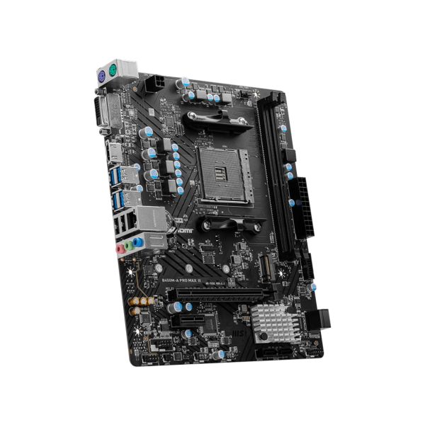 MSI B450M-A PRO MAX II moederbord AMD B450 Socket AM4 micro ATX (B450M-A PRO MAX II)
