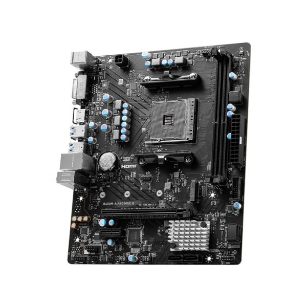 MSI B450M-A PRO MAX II moederbord AMD B450 Socket AM4 micro ATX (B450M-A PRO MAX II)