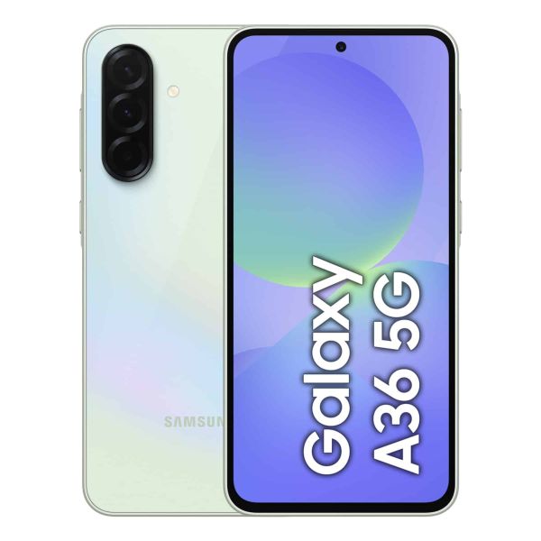 Samsung Galaxy A36 17 cm (6.7") Dual SIM Android 15 5G USB Type-C 8 GB 256 GB 5000 mAh Limoen (SM-A366BLGGEUE)