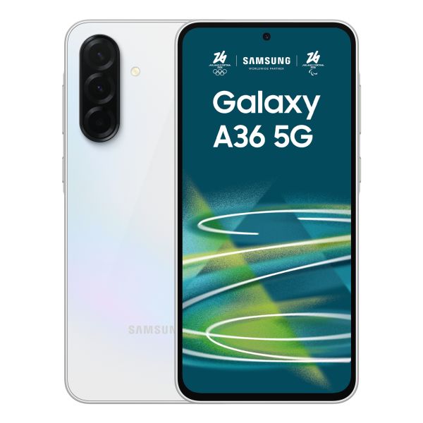 Samsung Galaxy A36 5G 17 cm (6.7") Dual SIM Android 15 USB Type-C 6 GB 128 GB 5000 mAh Wit (SM-A366BZABEUE)