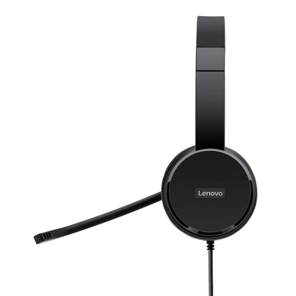 Lenovo 4XD0X88524 hoofdtelefoon/headset Bedraad Hoofdband Kantoor/callcenter Zwart (4XD0X88524)