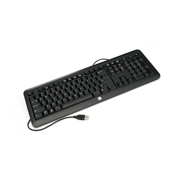 HP QY776AA toetsenbord Kantoor USB Zwart (QY776AA#ABH)
