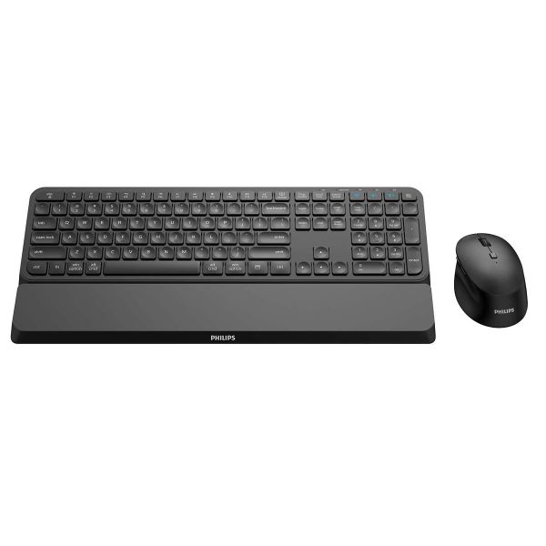 Philips 6000 series SPT6607B/21 toetsenbord Inclusief muis Universeel RF-draadloos + Bluetooth Zwart (SPT6607B/21)