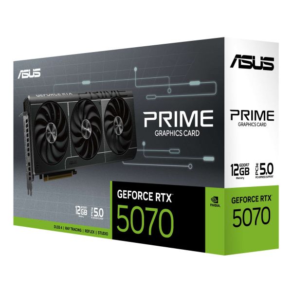 ASUS Prime -RTX5070-12G NVIDIA GeForce RTX 5070 12 GB GDDR7 (90YV0M11-M0NA00)