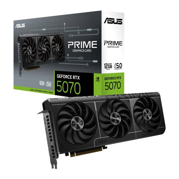 ASUS Prime -RTX5070-12G NVIDIA GeForce RTX 5070 12 GB GDDR7 (90YV0M11-M0NA00)