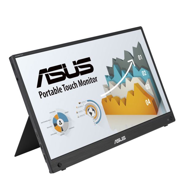 ASUS ZenScreen MB16AHT computer monitor 39,6 cm (15.6") 1920 x 1080 Pixels Full HD Touchscreen Zwart (MB16AHT)