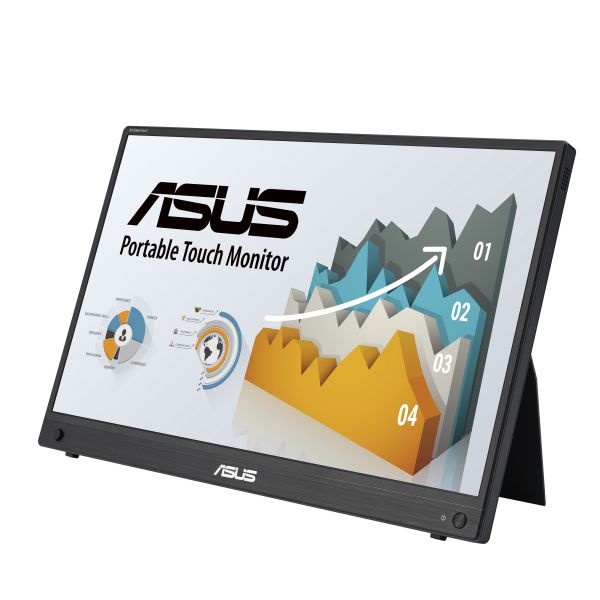ASUS ZenScreen MB16AHT computer monitor 39,6 cm (15.6") 1920 x 1080 Pixels Full HD Touchscreen Zwart (MB16AHT)