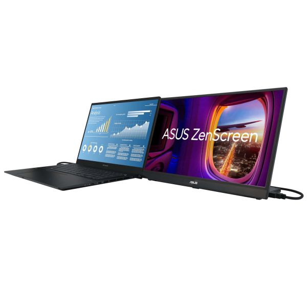 ASUS ZenScreen MB17AHG computer monitor 43,9 cm (17.3") 1920 x 1080 Pixels Full HD LCD Zwart (MB17AHG) ASUS ZenScreen MB17AHG computer monitor 43,9 cm (17.3") 1920 x 1080 Pixels Full HD LCD Zwart (MB17AHG)