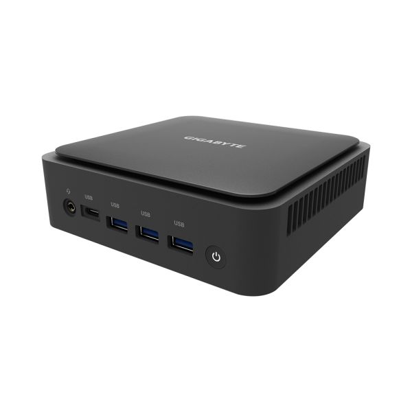 GIGABYTE GB-BEI3H-1220 PC/workstation barebone Zwart i3-1220P 1,8 GHz Ingebouwde luidsprekers (GB-BEI3H-1220)