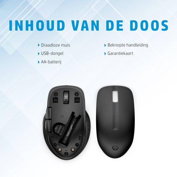 HP 435 Multi-Device draadloze muis (3B4Q5AA) HP 435 Multi-Device draadloze muis (3B4Q5AA)