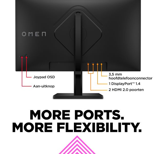 OMEN by HP 27 inch QHD 165 Hz gamingmonitor - OMEN 27q (780H4AA)