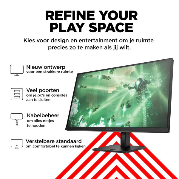 OMEN by HP 27 inch QHD 165 Hz gamingmonitor - OMEN 27q (780H4AA)