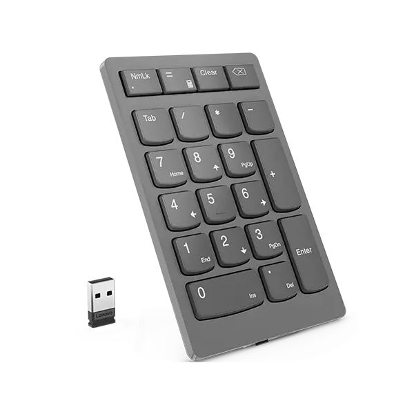 Lenovo 4Y41C33791 numeriek toetsenbord Universeel RF Draadloos Grijs (4Y41C33791)