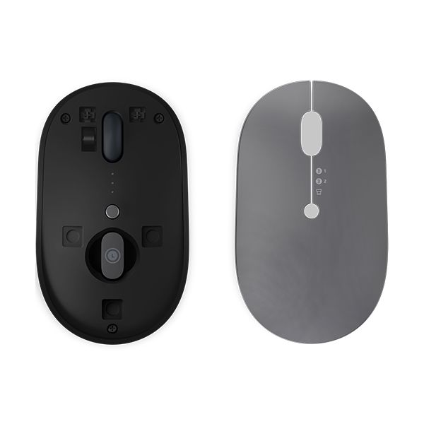 Lenovo Go Multi-Device muis Kantoor Ambidextrous RF-draadloos + Bluetooth Optisch 2400 DPI (4Y51C21217)