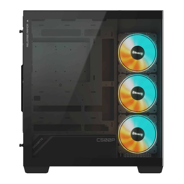 GIGABYTE C500 PANORAMIC STEALTH Midi Tower Zwart (GB-C500P ST) GIGABYTE C500 PANORAMIC STEALTH Midi Tower Zwart (GB-C500P ST)