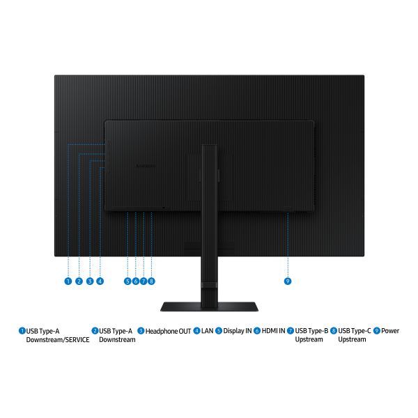 Samsung 37" ViewFinity S8 S80UD UHD Monitor (LS37D800UAUXEN)