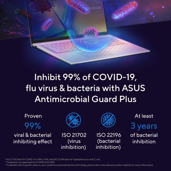 ASUS Vivobook 17 X1704ZA-AU043W Intel® Core™ i5 i5-1235U Laptop 43,9 cm (17.3") Full HD 16 GB DDR4-SDRAM 512 GB SSD Wi-Fi 6E (802.11ax) Windows 11 Home Blauw (90NB10F2-M003C0)