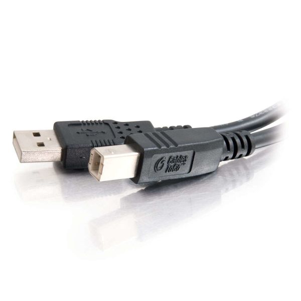 C2G 2 m USB 2.0 A/B kabel - zwart (81566)