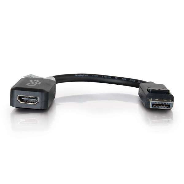 C2G 20cm DisplayPort M / HDMI F 0,2 m Zwart (84322)