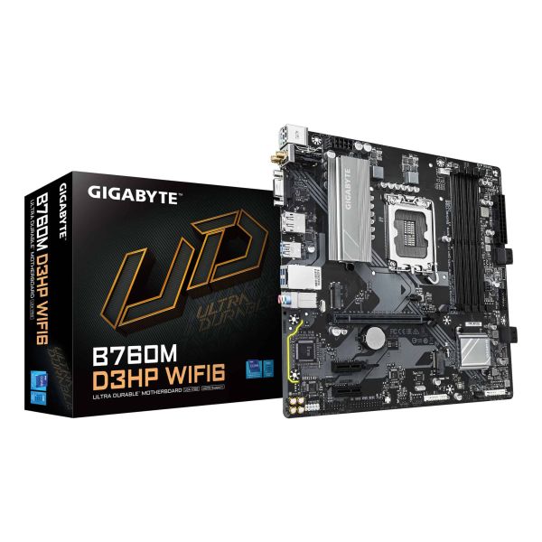GIGABYTE B760M D3HP WIFI6 moederbord Intel B760 Express LGA 1700 micro ATX (B760M D3HP WIFI6)