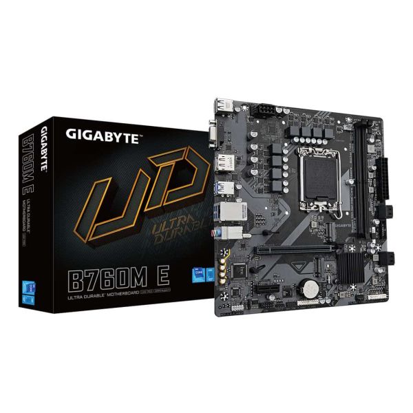GIGABYTE B760M E moederbord Intel B760 LGA 1700 micro ATX (B760M E)