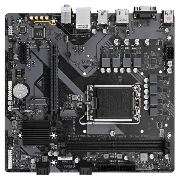 GIGABYTE B760M E moederbord Intel B760 LGA 1700 micro ATX (B760M E)