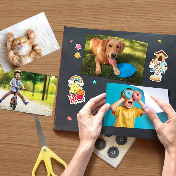 HP Creator box - ENVY 7220e A4 inkjet printer 15 ppm Wifi + fotopapier + sticker papier + 5 maanden gratis printen + onbeperkte toegang tot Printables (242P6B_CREABOX)