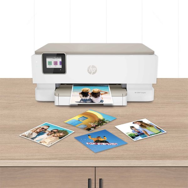 HP Creator box - ENVY 7220e A4 inkjet printer 15 ppm Wifi + fotopapier + sticker papier + 5 maanden gratis printen + onbeperkte toegang tot Printables (242P6B_CREABOX)