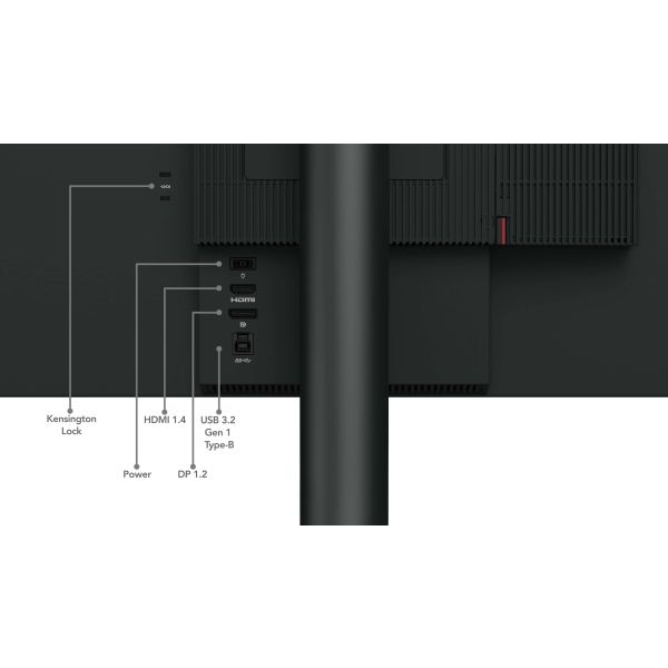 Lenovo ThinkCentre Tiny-In-One 24 Gen 5 LED display 60,5 cm (23.8") 1920 x 1080 Pixels Full HD Touchscreen Zwart (12NBGAR1EU)