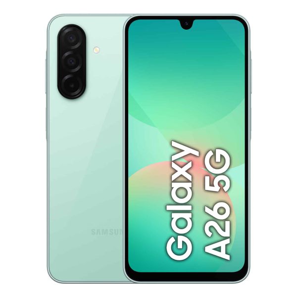 Samsung Galaxy A26 17 cm (6.7") Hybride Dual SIM Android 15 5G USB Type-C 8 GB 256 GB 5000 mAh Muntkleur (SM-A266BLGCEUE)