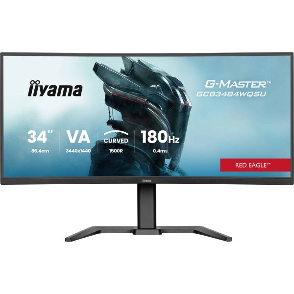iiyama G-MASTER GCB3484WQSU-B1 computer monitor 86,4 cm (34") (GCB3484WQSU-B1) iiyama G-MASTER GCB3484WQSU-B1 computer monitor 86,4 cm (34") (GCB3484WQSU-B1)