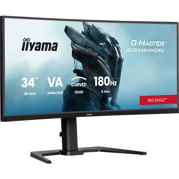 iiyama G-MASTER GCB3484WQSU-B1 computer monitor 86,4 cm (34") (GCB3484WQSU-B1)
