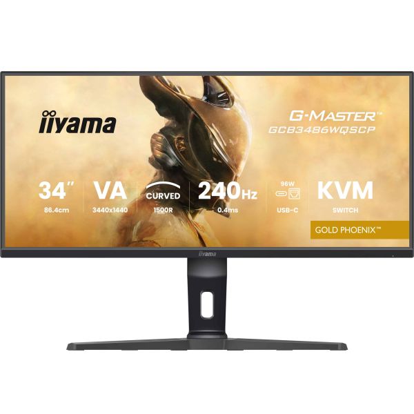 iiyama G-MASTER GCB3486WQSCP-B1 computer monitor 86,4 cm (34") 1440 x 3440 Pixels (GCB3486WQSCP-B1)