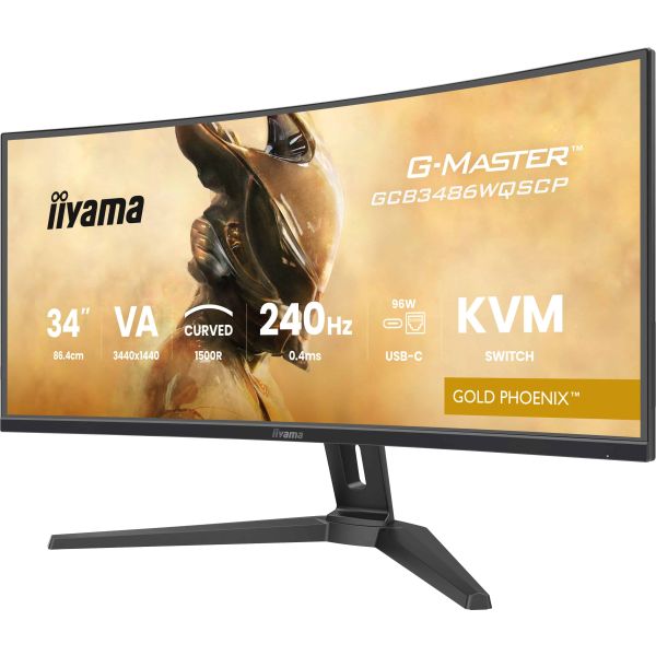 iiyama G-MASTER GCB3486WQSCP-B1 computer monitor 86,4 cm (34") 1440 x 3440 Pixels (GCB3486WQSCP-B1)