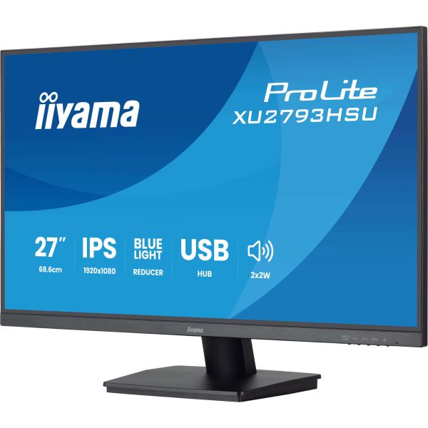 iiyama ProLite XU2793HSU-B7 computer monitor 68,6 cm (27") 1080 x 1920 Pixels Full HD LED Zwart (XU2793HSU-B7)