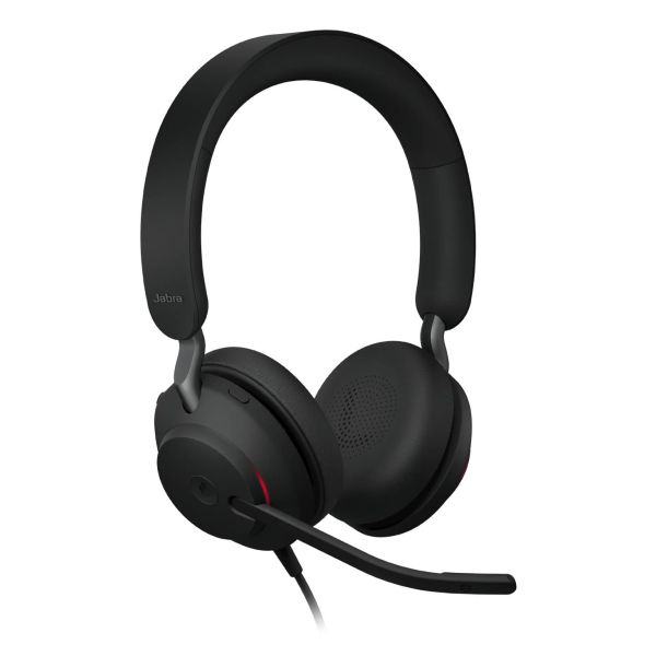 Jabra Evolve2 40 SE Headset Bedraad Hoofdband Oproepen/muziek USB Type-C / USB Type-A Zwart (24189-989-799)